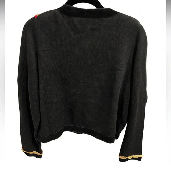 Michael Simon Vintage Button-up Vertical Striped Sweater  multicolored Sz S NWT - Picture 6 of 6